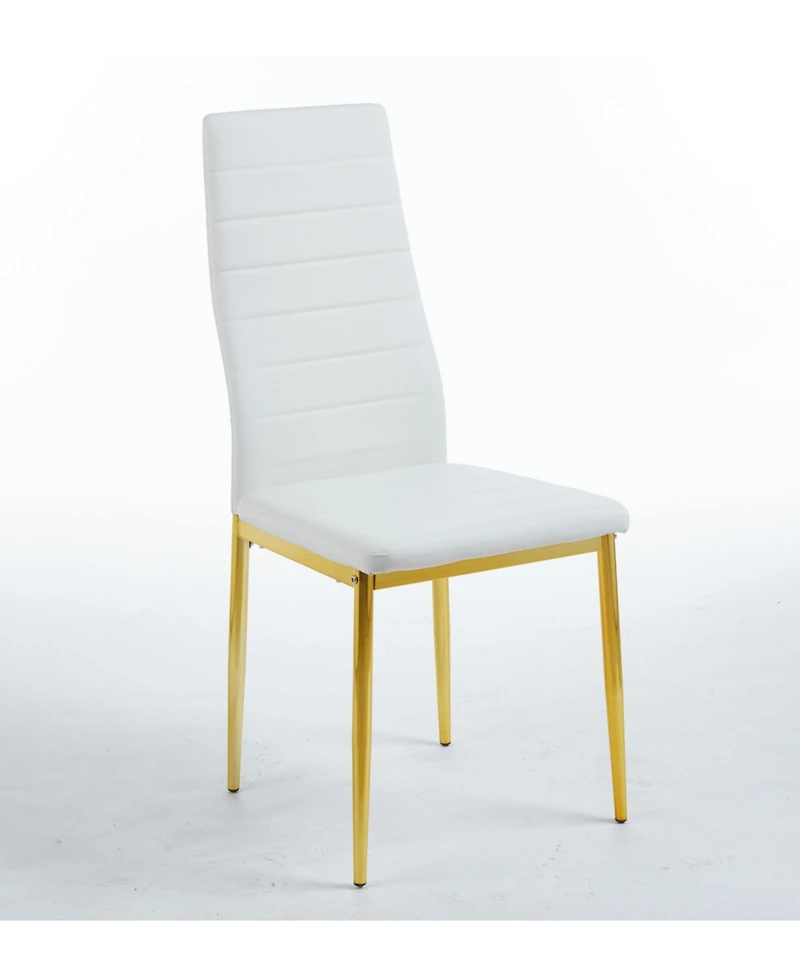 Streamdale Chair Set of 4, Gold