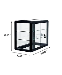 Streamdale Tempered Glass Countertop Display Case