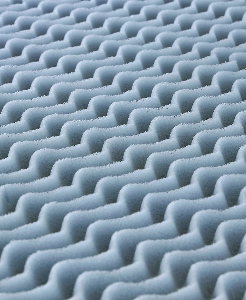 Comfort Tech 2" Convoluted Tranquility Foam Mattress Topper, Twin Xl