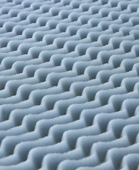 Comfort Tech 2" Convoluted Tranquility Foam Mattress Topper, Twin Xl