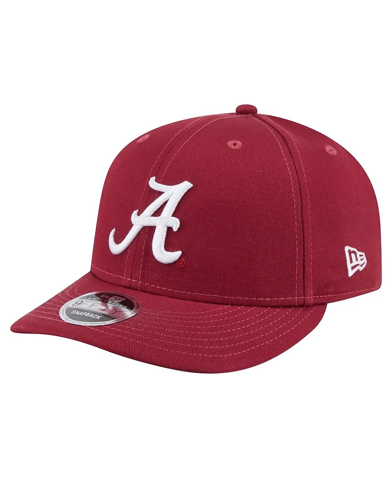 New Era Men's Crimson Alabama Crimson Tide Low Profile 9FIFTY Snapback Hat