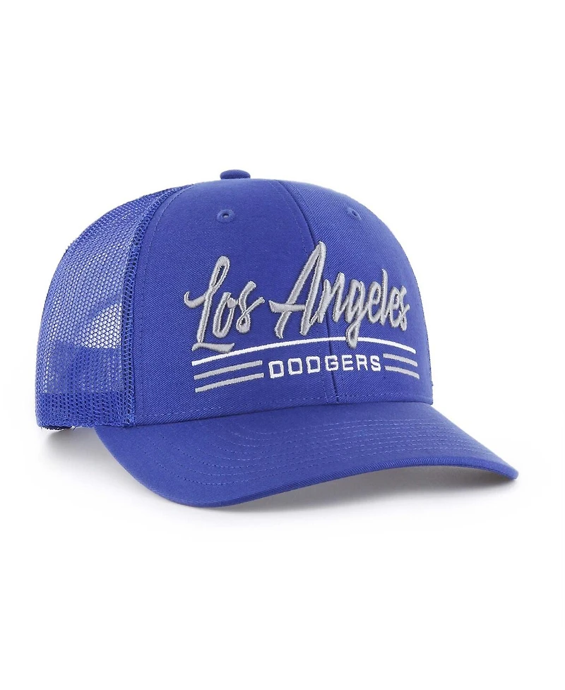 '47 Brand Men's Royal Los Angeles Dodgers Garner Trucker Adjustable Hat