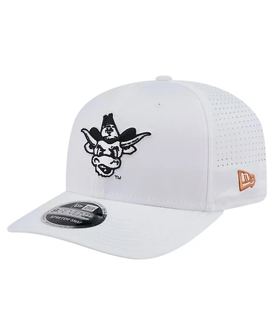 New Era Men's White Texas Longhorns Perform Vault 9SEVENTY Stretch-Snap Hat
