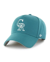 '47 Brand Men's Teal Colorado Rockies Ballpark Offside Adjustable Hat