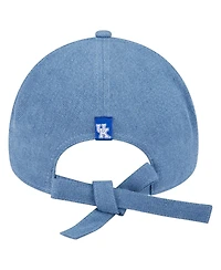 New Era Women's Denim Kentucky Wildcats A-Frame 9FORTY Adjustable Hat