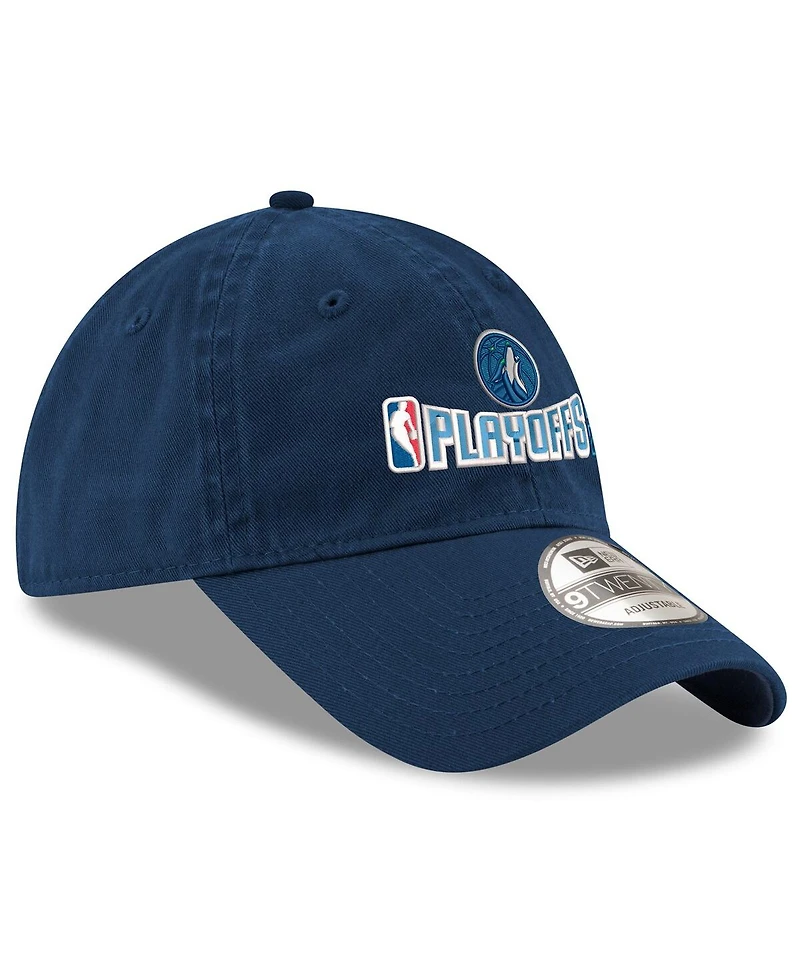 New Era Men's Navy Minnesota Timberwolves 2025 Nba Playoffs 9TWENTY Adjustable Hat