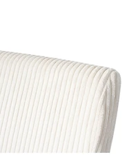 Streamdale Modern Round Glass Table with 4 Chairs (Set of 5)