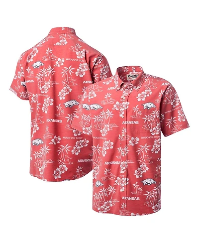 Reyn Spooner Men's Cardinal Arkansas Razorbacks Classic Button-Up Shirt