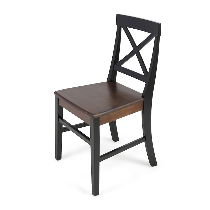 Streamdale Farmhouse Dining Chair Set (2) Rustic, Stylish, Durable Acacia Wood