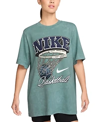 Nike Women's Cotton Basketball Graphic Short-Sleeve T-Shirt