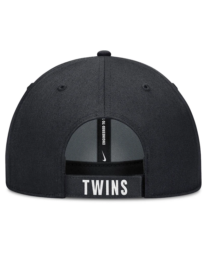 Nike Men's White/Navy Minnesota Twins Club Performance Adjustable Hat