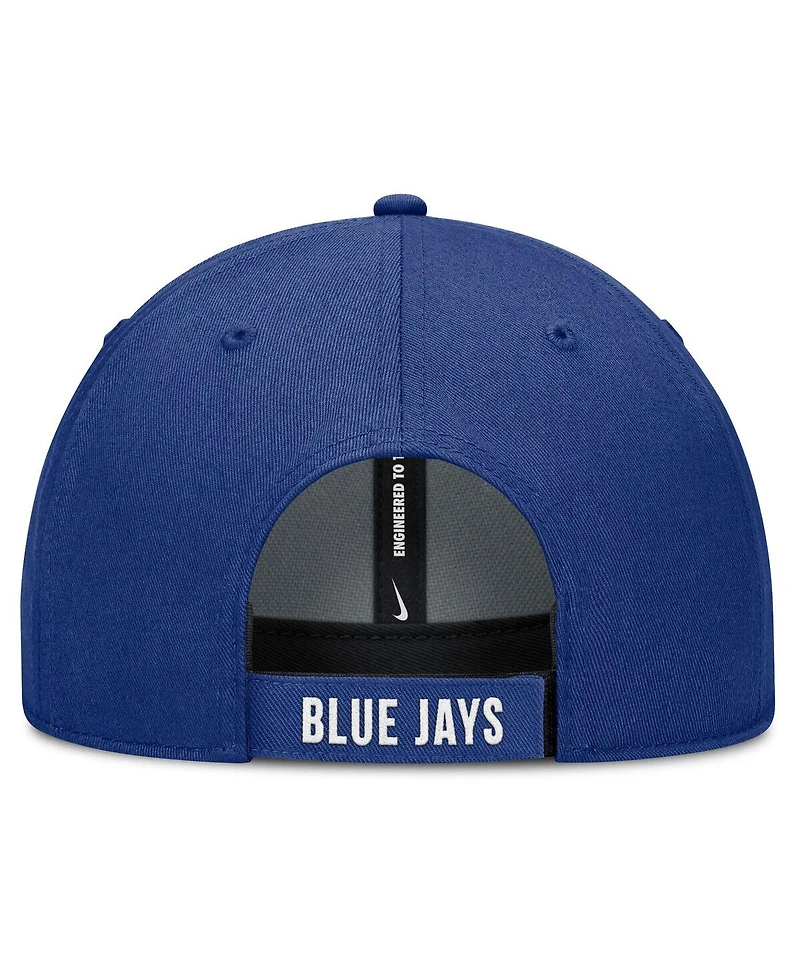 Nike Men's White/Royal Toronto Blue Jays Club Performance Adjustable Hat