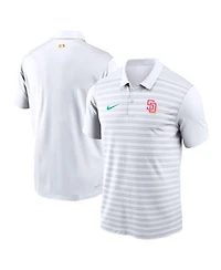 Nike Men's White San Diego Padres Authentic Collection City Connect Victory Performance Polo Shirt