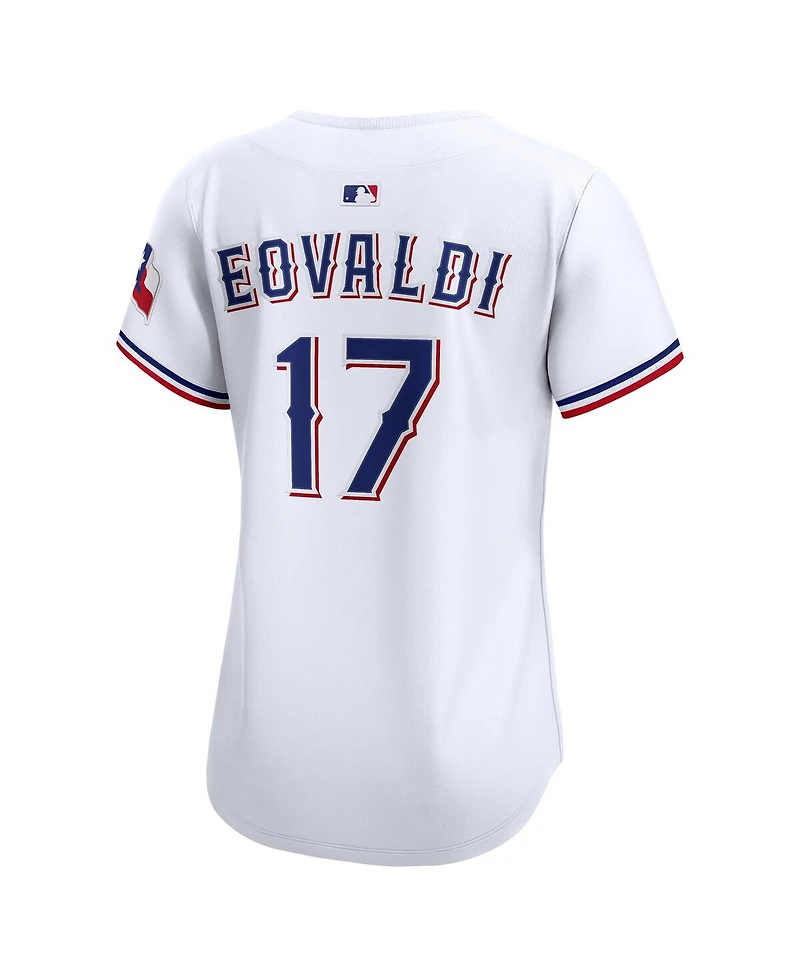 Nike Women's Nathan Eovaldi White Texas Rangers Home Limited Jersey