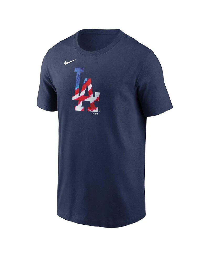Nike Men's Navy Los Angeles Dodgers Americana T-Shirt