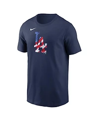 Nike Men's Navy Los Angeles Dodgers Americana T-Shirt
