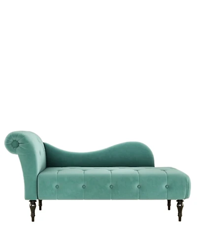 Gold Sparrow 32" Polyester Napa Diamond Tufted Chaise Lounge, Created for Macy's