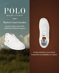Polo Ralph Lauren Men's Masters Court Lace-Up Sneakers