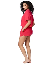 Gap Women's Short-Sleeve French Terry Pajama Set