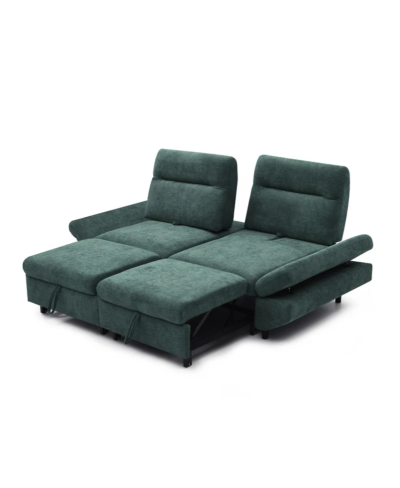 Streamdale 3-in-1 Convertable Sofa with Adjustable Backrest