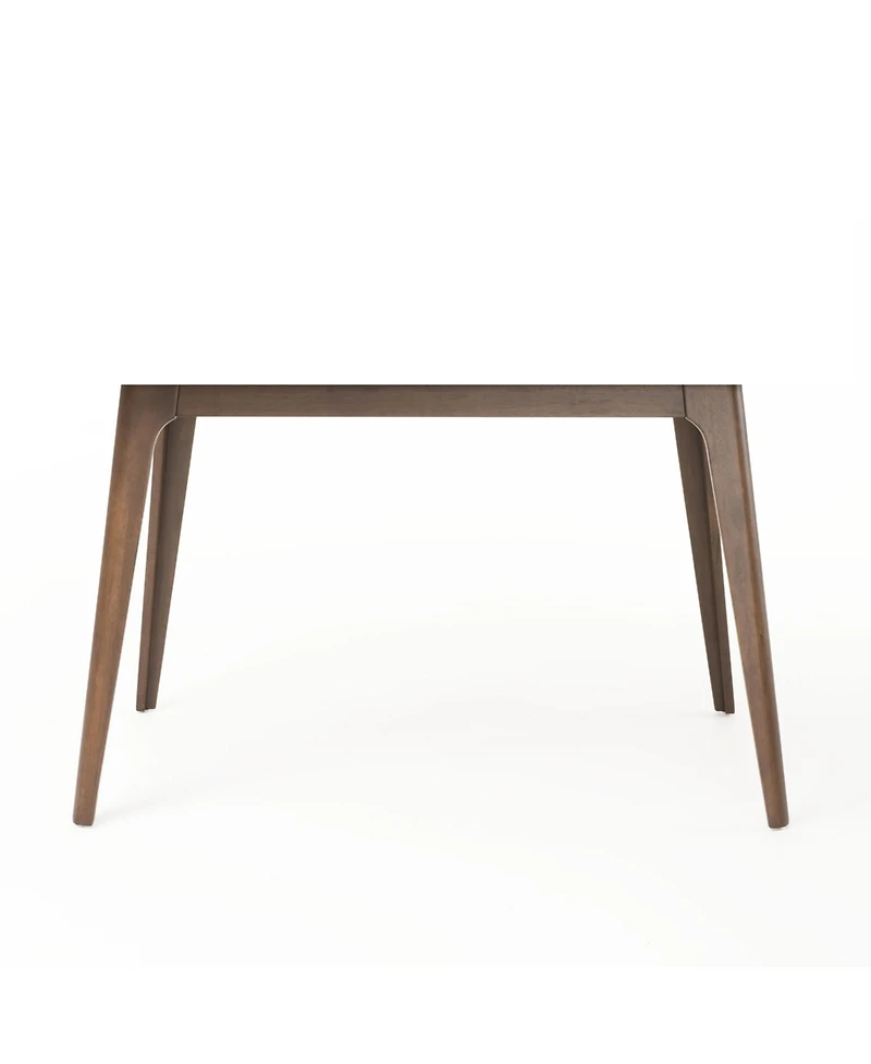 Streamdale Dining Table Solid Wood Legs, Walnut
