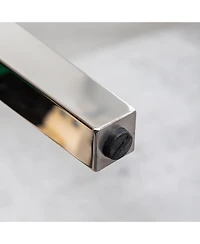 Contemporary Tufted Velvet Chair with Nailhead Trim, Set of 2, Gray