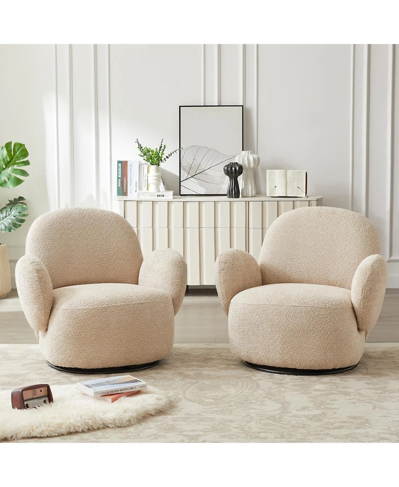 Accent chair for Living room With Swivel Function