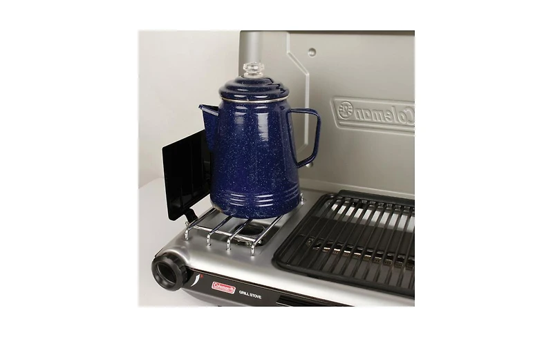 Coleman Tabletop Propane Gas Camping 2-in-1 Grill/Stove, 2-Burner