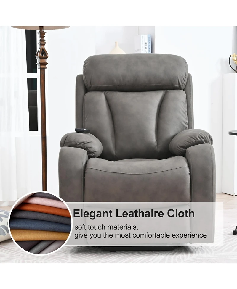 Streamdale Power Lift Chair, Dark Gray Cashmere
