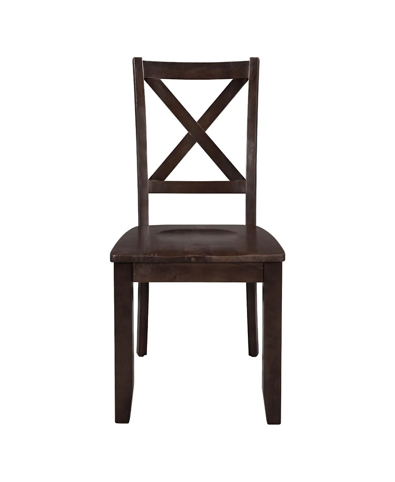 Streamdale 3-Piece Wood Drop Leaf Breakfast Nook Dining Chairs