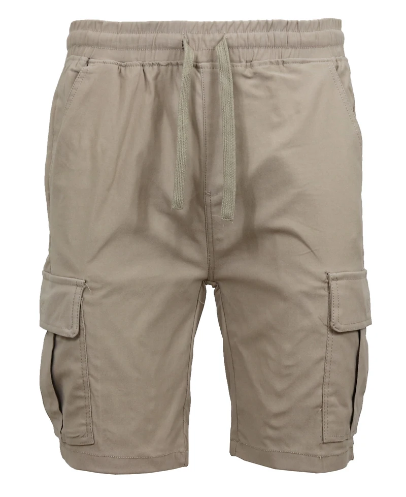 Galaxy By Harvic Men's Super Flex Stretch Cargo Shorts