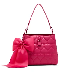 Betsey Johnson Always Heart-Core Small Bucket Bag
