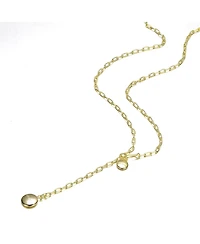 14K Gold Plated Y Neck Necklace