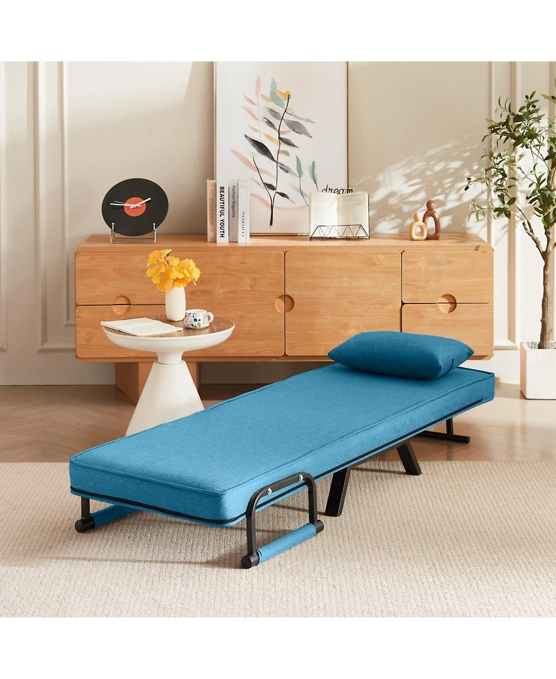 Streamdale Convertible Sofa Bed for Adults 5-in-1 Foldable Chair with Adjustable Backrest and Pillow