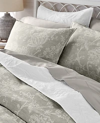 Charter Club Jacobean Chenille 3-Pc. Duvet Set, King, Exclusively at Macy's