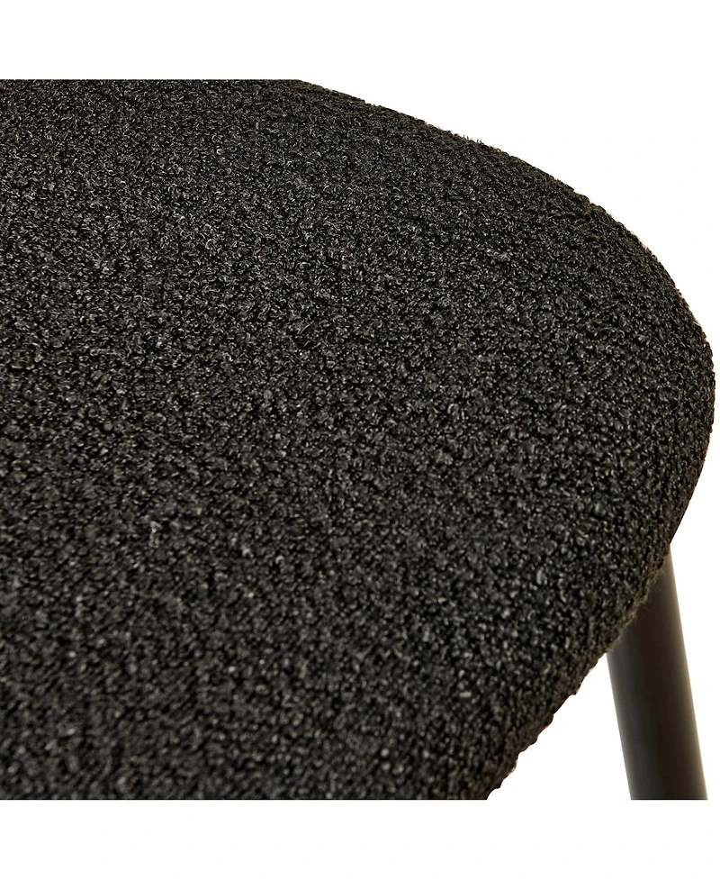 Streamdale Black Rattan Dining Chairs (Set of 2) with Cane Backs