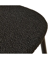 Streamdale Black Rattan Dining Chairs (Set of 2) with Cane Backs