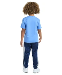 adidas Toddler & Little Boys Short Sleeve T-Shirt Tricot Pant Set