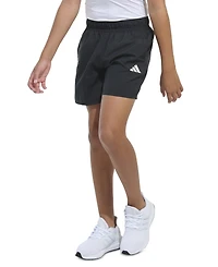 adidas Big Boys Essentials Elastic-Waistband Small-Logo Woven Shorts
