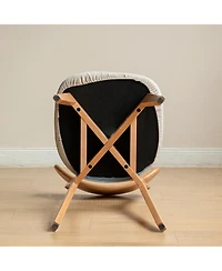 Streamdale Natural Wood Dining Chair (Set of 2), Solid Oak, Made in North America, 47.5 x 55.5 x 78cm