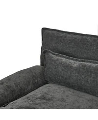Streamdale Chenille fabric with double lounge chair combination sofa