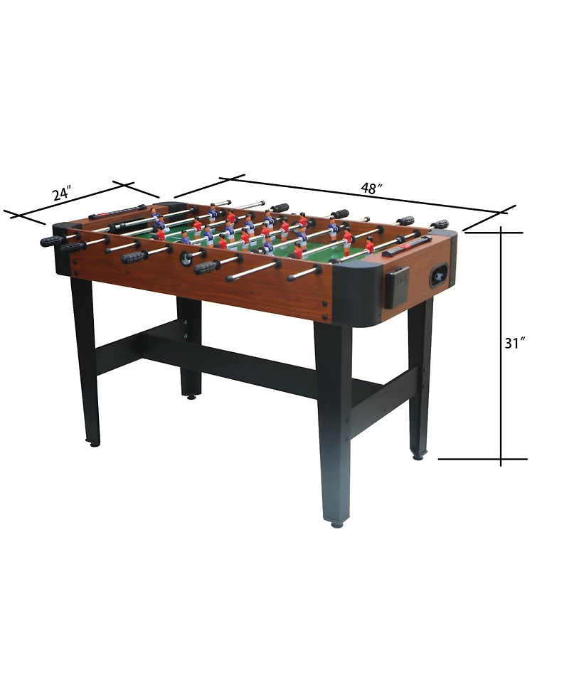 Streamdale 4ft Foosball Table, Perfect for Family Fun