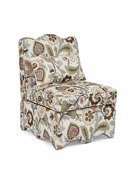 Streamdale Soft Flannel Dining Chair with Pillow, Perfect for Living Room and Dining - Brown