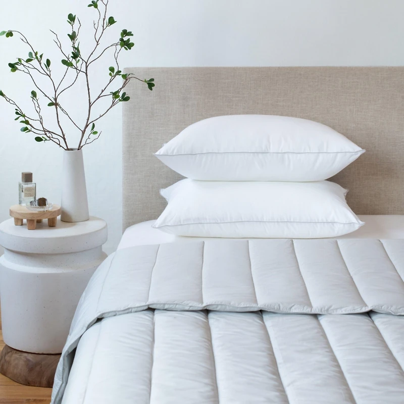 2 Pack Firm Down Alternative Bed Pillow