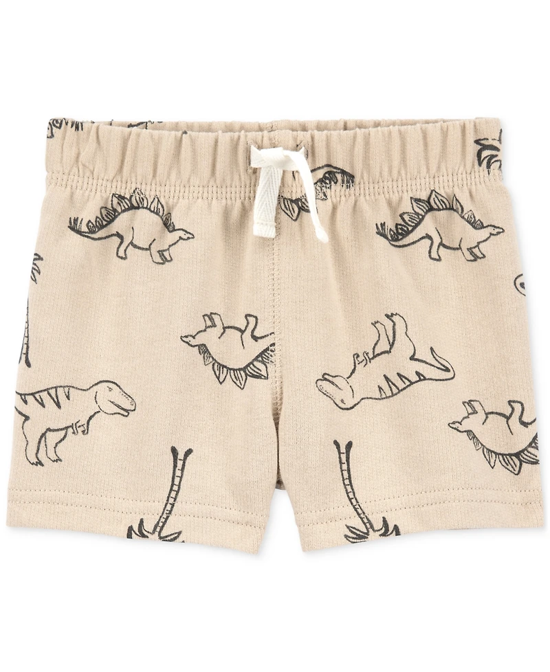 Carter's Baby Boys Cotton Dinosaur T-Shirt, Shorts & Bodysuit, 3 Piece Set