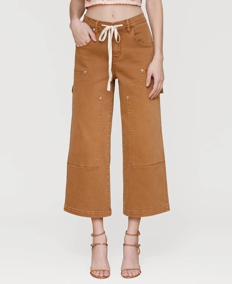 Avec Les Filles Women's Mid Rise Drawstring-Waist Pants