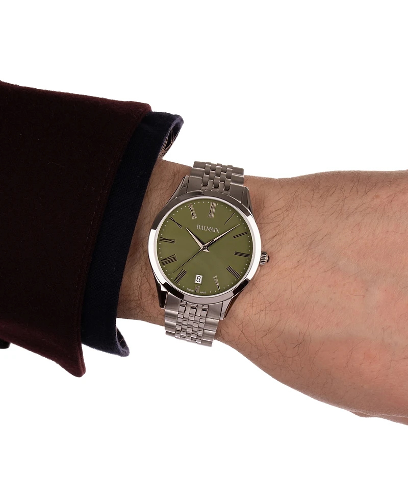 Balmain Men's Swiss Classic R Stainless Steel Bracelet Watch 41mm