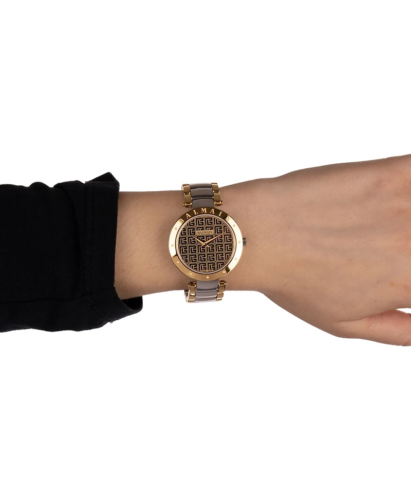 Balmain Women's Swiss Balmainia Two-Tone Stainless Steel Bracelet Watch 33mm