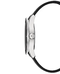 Certina Women's Swiss Ds Heritage Black Nylon Strap Watch 38mm
