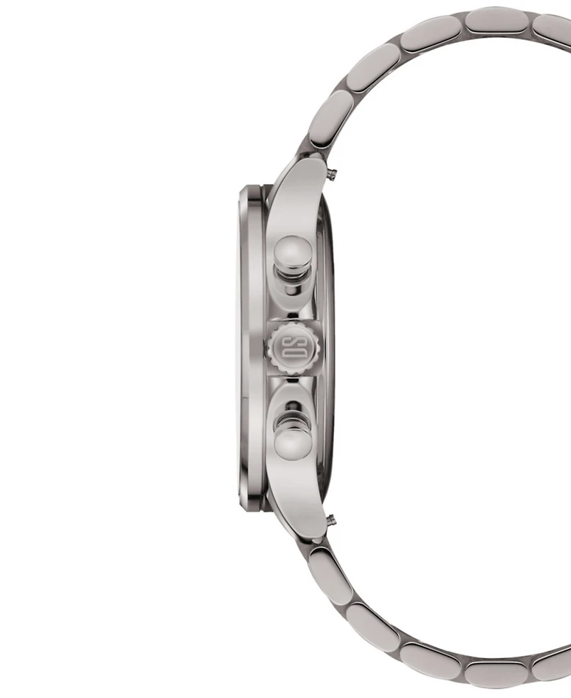 Certina Men's Swiss Chronograph Ds-8 Silver-Tone Titanium Bracelet Watch 41mm